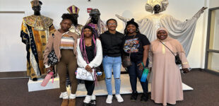 Supporters of NC Black Rep gather at Sawtooth Center for book signing and “Sacred Threads’ exhibit