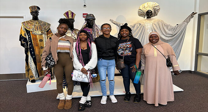 Supporters of NC Black Rep gather at Sawtooth Center for book signing and “Sacred Threads’ exhibit