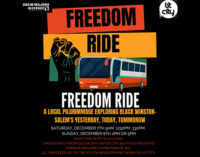 Freedom Rides Pilgrimages in Winston-Salem on Dec. 7 and 8