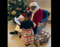 Santa makes special appearance at Union Station