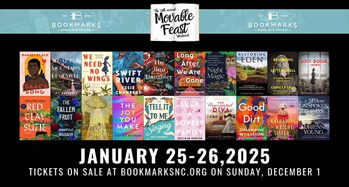 Bookmarks’ Movable Feast coming to Milton Rhodes Center for the Arts