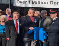 NASCAR legend donates 1 millionth coat during annual ‘Give A Kid A Coat’ campaign