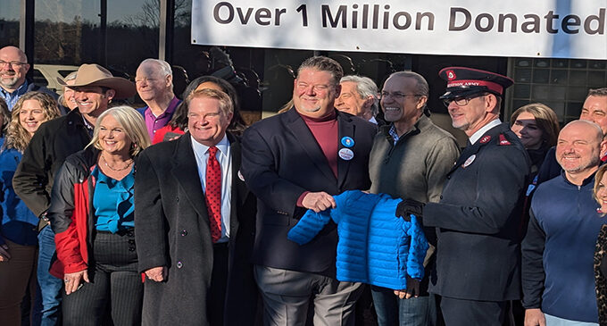 NASCAR legend donates 1 millionth coat during annual ‘Give A Kid A Coat’ campaign