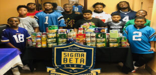 Local Sigma Beta Club participates in the Souper Bowl of Caring campaign