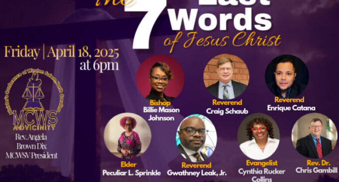 MCWSV announces speakers for Seven Last Words 