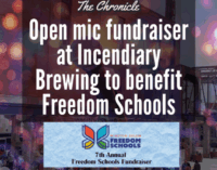 Open mic fundraiser at Incendiary Brewing to benefit Freedom Schools 