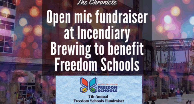 Open mic fundraiser at Incendiary Brewing to benefit Freedom Schools 