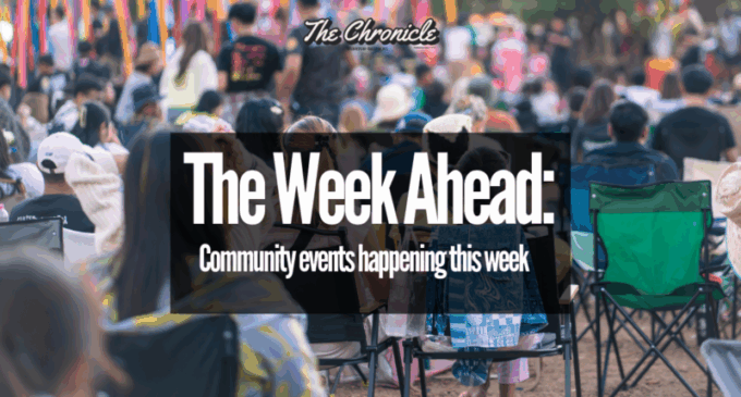 The Week Ahead: Community events happening this week 