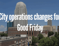 City operations changes for Good Friday 