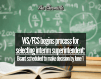 WS/FCS begins process for selecting interim superintendent: Board scheduled to make decision by June 1 