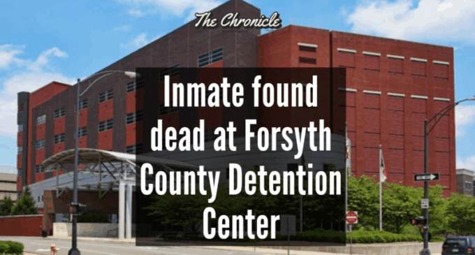 Inmate found dead at Forsyth County Detention Center 