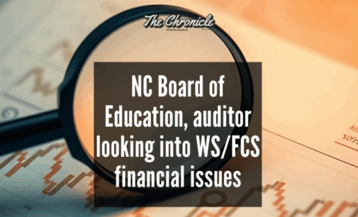 NC Board of Education, auditor looking into WS/FCS financial issues  