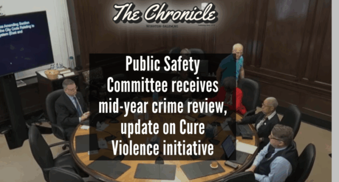 Public Safety Committee receives mid-year crime review, update on Cure Violence initiative  