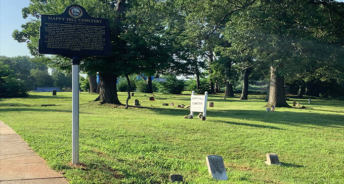 Happy Hill Cemetery receives historic marker