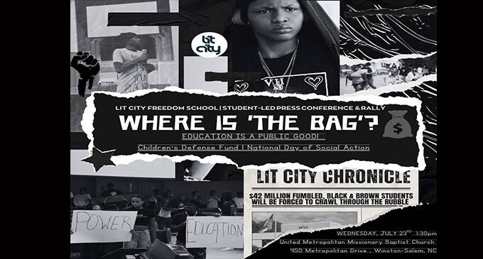 Lit City Freedom School to host press conference, participate in the July 23 National Day of Social Action