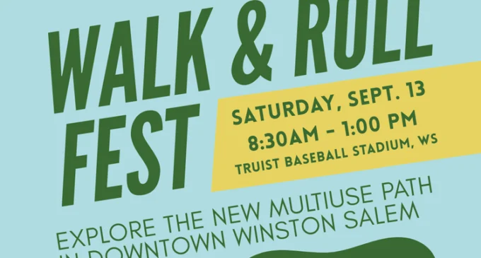 Creative Corridors Coalition invites community to explore W-S’s newest greenway at ‘Walk & Roll Fest’