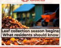 Leaf collection season begins: What residents should know
