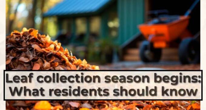 Leaf collection season begins: What residents should know