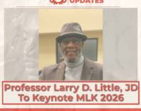 Professor Larry Little to Keynote 2026 MLK Prayer Breakfast