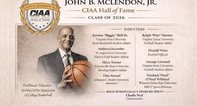 Winston-Salem State University’s Fredrick  “Fred” O’Neal named to 2026 CIAA Hall of Fame Class