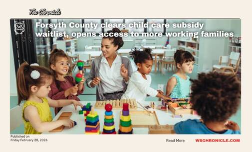 Forsyth County clears child care subsidy waitlist, opens access to more working families
