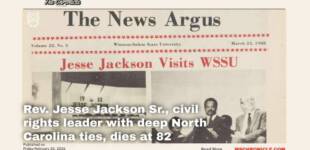 Rev. Jesse Jackson Sr., civil rights leader with deep North Carolina ties, dies at 82