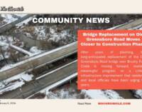Bridge Replacement on Old Greensboro Road Moves Closer to Construction Phase