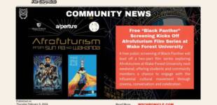 Free “Black Panther” Screening Kicks Off Afrofuturism Film Series at Wake Forest University