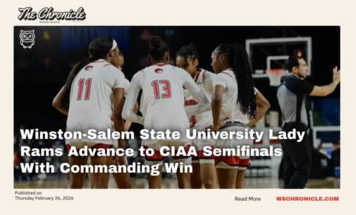 Winston-Salem State University Lady Rams Advance to CIAA Semifinals With Commanding Win