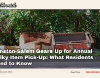 Winston-Salem Gears Up for Annual Bulky Item Pick-Up: What Residents Need to Know