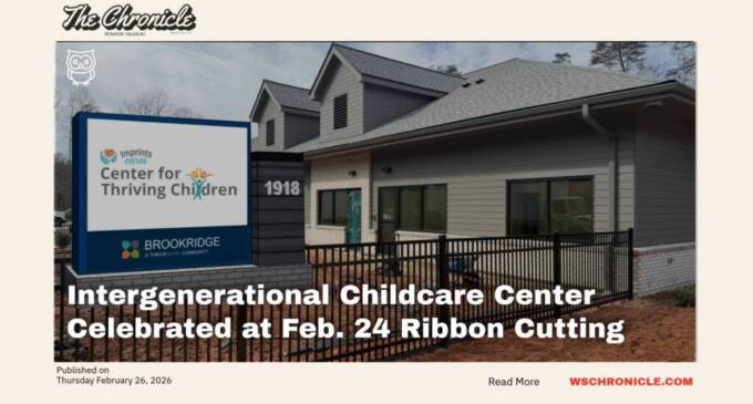 Intergenerational Childcare Center Celebrated at Feb. 24 Ribbon Cutting