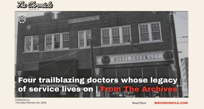 Four trailblazing doctors whose legacy of service lives on (From The Archives)