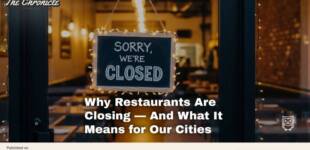 Why Restaurants Are Closing — And What It Means for Our Cities