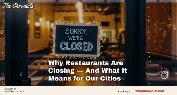 Why Restaurants Are Closing — And What It Means for Our Cities