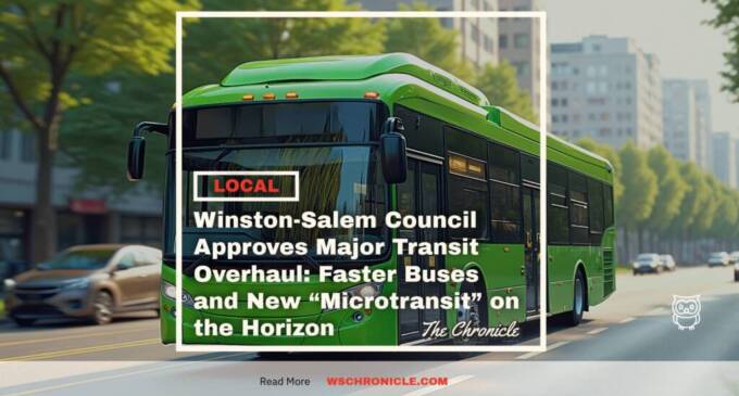 Winston-Salem Council Approves Major Transit Overhaul: Faster Buses and New “Microtransit” on the Horizon
