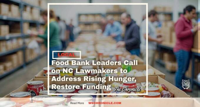 Food Bank Leaders Call on NC Lawmakers to Address Rising Hunger, Restore Funding
