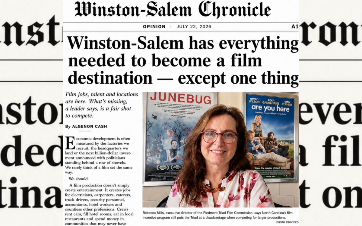 Opinion | Winston-Salem has everything needed to become a film destination — except one thing