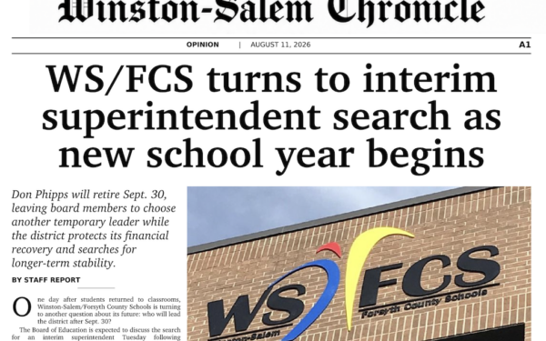 WS/FCS board turns to interim superintendent search as new school year begins